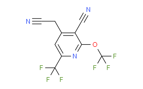AM167008 | 1806254-81-8 | 3-Cyano-2-(trifluoromethoxy)-6-(trifluoromethyl)pyridine-4-acetonitrile