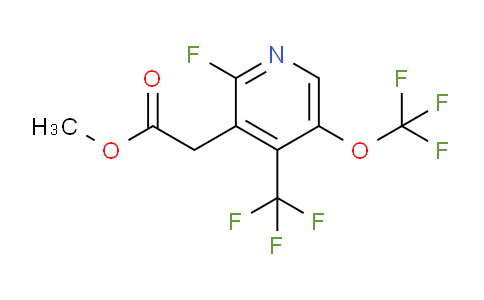 Methyl 2-fluoro-5-(trifluoromethoxy)-4-(trifluoromethyl)pyridine-3-acetate