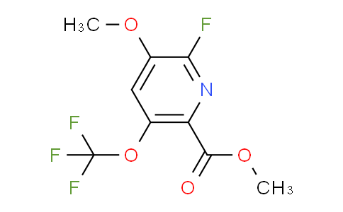 Methyl 2-fluoro-3-methoxy-5-(trifluoromethoxy)pyridine-6-carboxylate