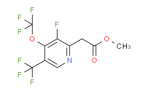 Methyl 3-fluoro-4-(trifluoromethoxy)-5-(trifluoromethyl)pyridine-2-acetate
