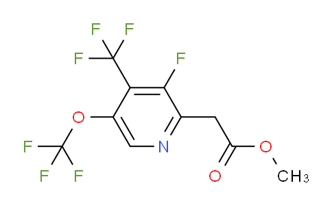 Methyl 3-fluoro-5-(trifluoromethoxy)-4-(trifluoromethyl)pyridine-2-acetate