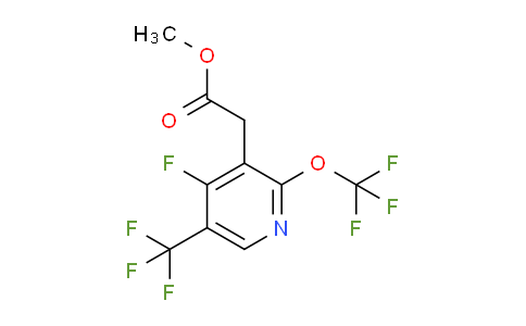 Methyl 4-fluoro-2-(trifluoromethoxy)-5-(trifluoromethyl)pyridine-3-acetate