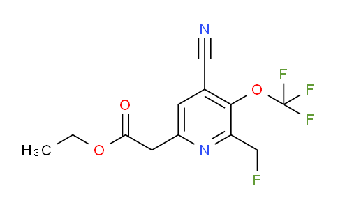 AM167038 | 1805928-81-7 | Ethyl 4-cyano-2-(fluoromethyl)-3-(trifluoromethoxy)pyridine-6-acetate