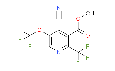 Methyl 4-cyano-5-(trifluoromethoxy)-2-(trifluoromethyl)pyridine-3-carboxylate