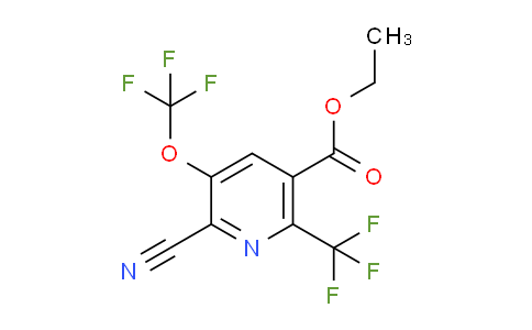 AM167048 | 1806188-70-4 | Ethyl 2-cyano-3-(trifluoromethoxy)-6-(trifluoromethyl)pyridine-5-carboxylate