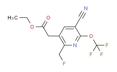 AM167050 | 1804342-66-2 | Ethyl 3-cyano-6-(fluoromethyl)-2-(trifluoromethoxy)pyridine-5-acetate