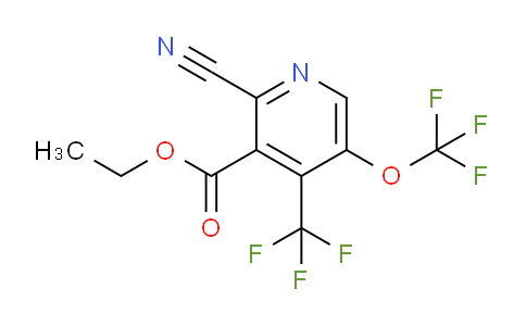 AM167052 | 1804323-50-9 | Ethyl 2-cyano-5-(trifluoromethoxy)-4-(trifluoromethyl)pyridine-3-carboxylate