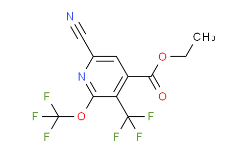 AM167060 | 1804298-08-5 | Ethyl 6-cyano-2-(trifluoromethoxy)-3-(trifluoromethyl)pyridine-4-carboxylate