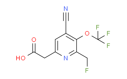 AM167061 | 1804806-51-6 | 4-Cyano-2-(fluoromethyl)-3-(trifluoromethoxy)pyridine-6-acetic acid