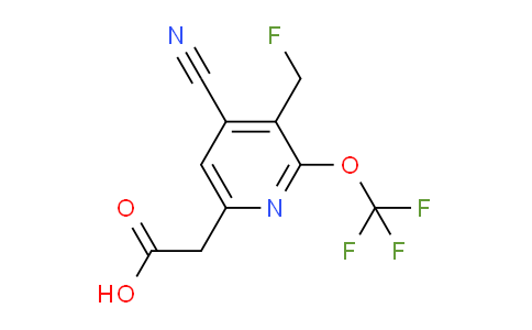 AM167064 | 1806076-47-0 | 4-Cyano-3-(fluoromethyl)-2-(trifluoromethoxy)pyridine-6-acetic acid