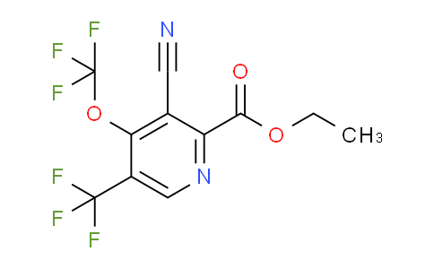 AM167066 | 1804314-22-4 | Ethyl 3-cyano-4-(trifluoromethoxy)-5-(trifluoromethyl)pyridine-2-carboxylate