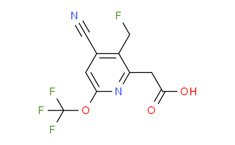 AM167068 | 1806249-72-8 | 4-Cyano-3-(fluoromethyl)-6-(trifluoromethoxy)pyridine-2-acetic acid