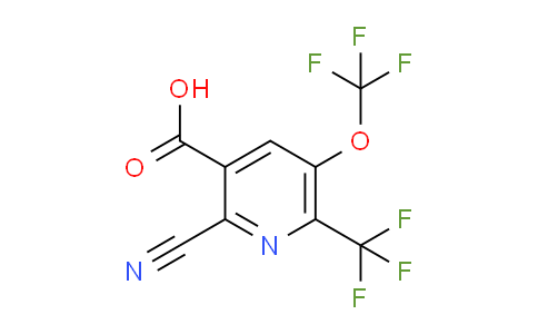 AM167074 | 1804323-45-2 | 2-Cyano-5-(trifluoromethoxy)-6-(trifluoromethyl)pyridine-3-carboxylic acid