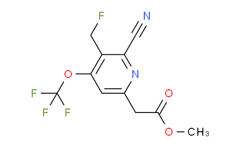 AM167075 | 1804778-85-5 | Methyl 2-cyano-3-(fluoromethyl)-4-(trifluoromethoxy)pyridine-6-acetate