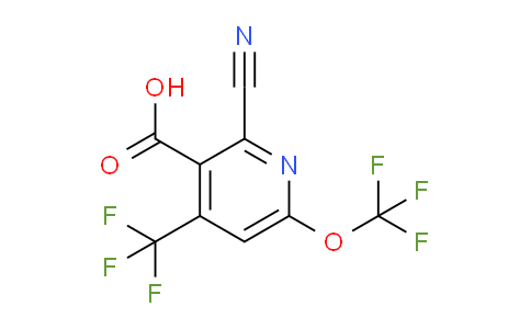 AM167077 | 1804313-92-5 | 2-Cyano-6-(trifluoromethoxy)-4-(trifluoromethyl)pyridine-3-carboxylic acid