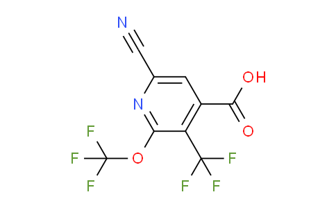 AM167080 | 1804331-48-3 | 6-Cyano-2-(trifluoromethoxy)-3-(trifluoromethyl)pyridine-4-carboxylic acid