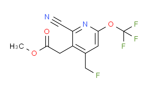 AM167082 | 1806163-36-9 | Methyl 2-cyano-4-(fluoromethyl)-6-(trifluoromethoxy)pyridine-3-acetate