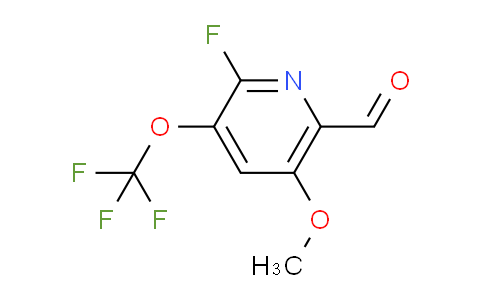 AM167083 | 1804433-48-4 | 2-Fluoro-5-methoxy-3-(trifluoromethoxy)pyridine-6-carboxaldehyde