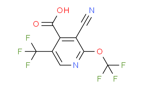 AM167084 | 1804450-35-8 | 3-Cyano-2-(trifluoromethoxy)-5-(trifluoromethyl)pyridine-4-carboxylic acid