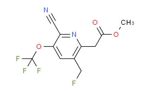 AM167087 | 1804778-91-3 | Methyl 2-cyano-5-(fluoromethyl)-3-(trifluoromethoxy)pyridine-6-acetate