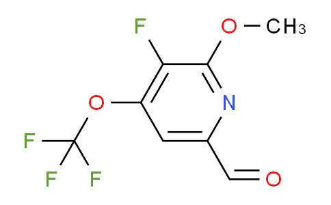 AM167091 | 1804304-59-3 | 3-Fluoro-2-methoxy-4-(trifluoromethoxy)pyridine-6-carboxaldehyde