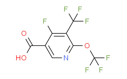 AM167092 | 1804629-15-9 | 4-Fluoro-2-(trifluoromethoxy)-3-(trifluoromethyl)pyridine-5-carboxylic acid