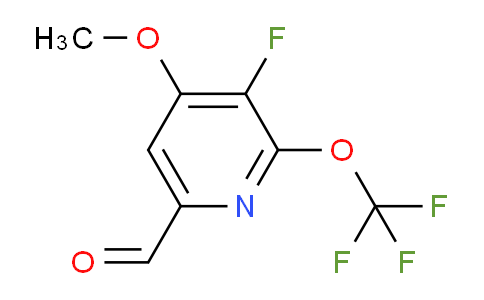 AM167094 | 1806262-44-1 | 3-Fluoro-4-methoxy-2-(trifluoromethoxy)pyridine-6-carboxaldehyde