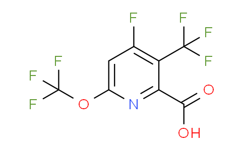 AM167096 | 1804678-32-7 | 4-Fluoro-6-(trifluoromethoxy)-3-(trifluoromethyl)pyridine-2-carboxylic acid