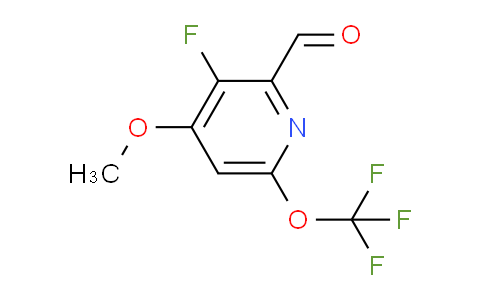 AM167101 | 1804433-68-8 | 3-Fluoro-4-methoxy-6-(trifluoromethoxy)pyridine-2-carboxaldehyde