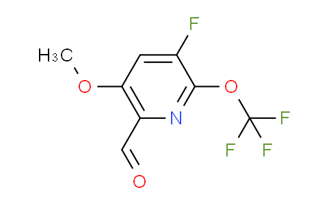 AM167102 | 1804745-61-6 | 3-Fluoro-5-methoxy-2-(trifluoromethoxy)pyridine-6-carboxaldehyde