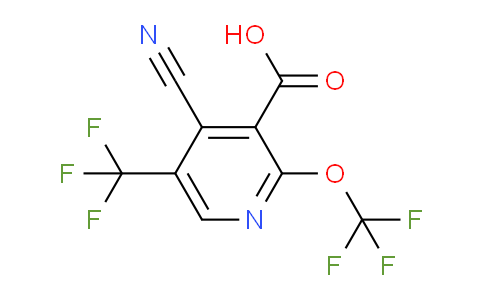 AM167111 | 1803666-70-7 | 4-Cyano-2-(trifluoromethoxy)-5-(trifluoromethyl)pyridine-3-carboxylic acid