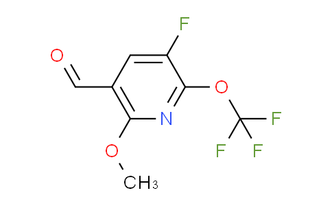 AM167112 | 1804305-03-0 | 3-Fluoro-6-methoxy-2-(trifluoromethoxy)pyridine-5-carboxaldehyde