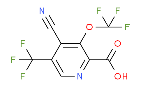 AM167116 | 1804297-19-5 | 4-Cyano-3-(trifluoromethoxy)-5-(trifluoromethyl)pyridine-2-carboxylic acid