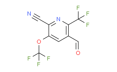 AM167135 | 1804312-53-5 | 2-Cyano-3-(trifluoromethoxy)-6-(trifluoromethyl)pyridine-5-carboxaldehyde