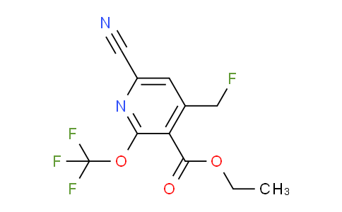 AM167140 | 1806113-94-9 | Ethyl 6-cyano-4-(fluoromethyl)-2-(trifluoromethoxy)pyridine-3-carboxylate