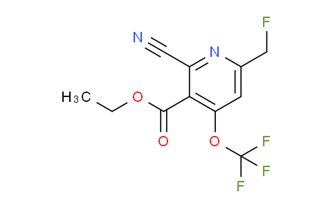 AM167145 | 1804320-44-2 | Ethyl 2-cyano-6-(fluoromethyl)-4-(trifluoromethoxy)pyridine-3-carboxylate