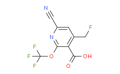 AM167155 | 1804303-93-2 | 6-Cyano-4-(fluoromethyl)-2-(trifluoromethoxy)pyridine-3-carboxylic acid