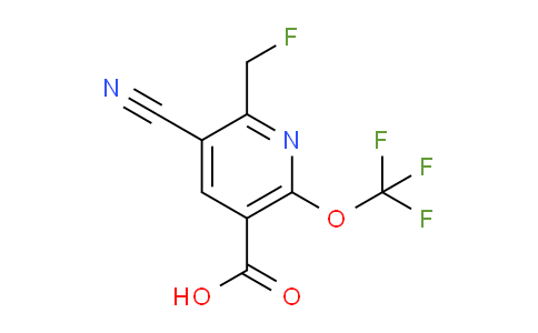 3-Cyano-2-(fluoromethyl)-6-(trifluoromethoxy)pyridine-5-carboxylic acid