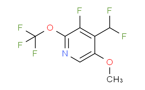4-(Difluoromethyl)-3-fluoro-5-methoxy-2-(trifluoromethoxy)pyridine