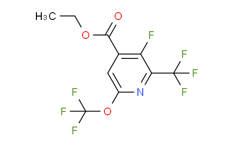 AM167168 | 1806195-95-8 | Ethyl 3-fluoro-6-(trifluoromethoxy)-2-(trifluoromethyl)pyridine-4-carboxylate