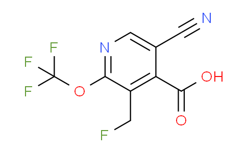 5-Cyano-3-(fluoromethyl)-2-(trifluoromethoxy)pyridine-4-carboxylic acid