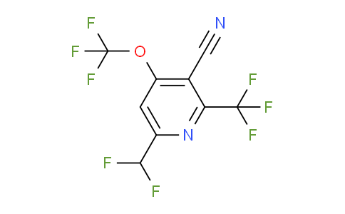 AM167178 | 1804735-49-6 | 3-Cyano-6-(difluoromethyl)-4-(trifluoromethoxy)-2-(trifluoromethyl)pyridine