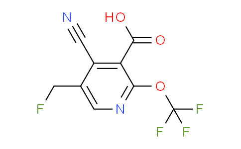 4-Cyano-5-(fluoromethyl)-2-(trifluoromethoxy)pyridine-3-carboxylic acid