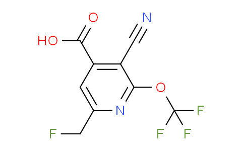 AM167186 | 1804658-49-8 | 3-Cyano-6-(fluoromethyl)-2-(trifluoromethoxy)pyridine-4-carboxylic acid