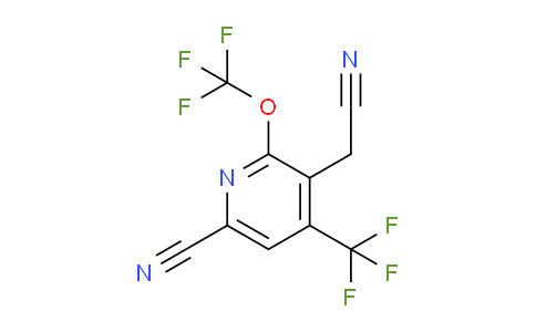 AM167193 | 1804664-60-5 | 6-Cyano-2-(trifluoromethoxy)-4-(trifluoromethyl)pyridine-3-acetonitrile