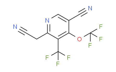 5-Cyano-4-(trifluoromethoxy)-3-(trifluoromethyl)pyridine-2-acetonitrile