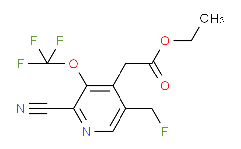 AM167206 | 1804450-08-5 | Ethyl 2-cyano-5-(fluoromethyl)-3-(trifluoromethoxy)pyridine-4-acetate