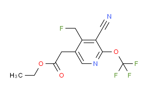 AM167222 | 1804708-75-5 | Ethyl 3-cyano-4-(fluoromethyl)-2-(trifluoromethoxy)pyridine-5-acetate