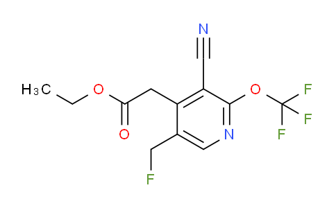 AM167225 | 1803665-62-4 | Ethyl 3-cyano-5-(fluoromethyl)-2-(trifluoromethoxy)pyridine-4-acetate