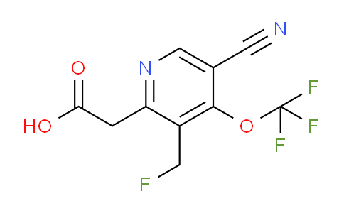 AM167238 | 1804341-91-0 | 5-Cyano-3-(fluoromethyl)-4-(trifluoromethoxy)pyridine-2-acetic acid